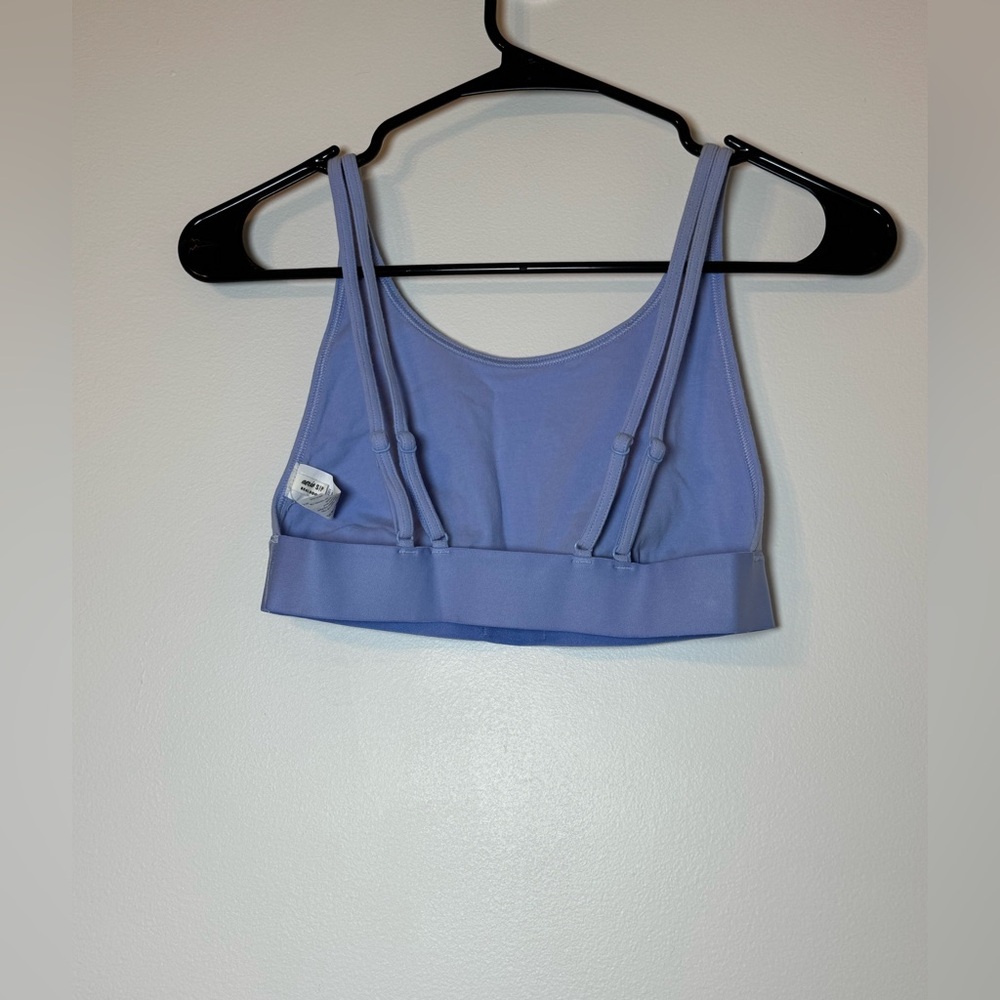 Aerie Lavender Sports Bra Strappy Back Light Support Bralette S - Picture 2 of 4